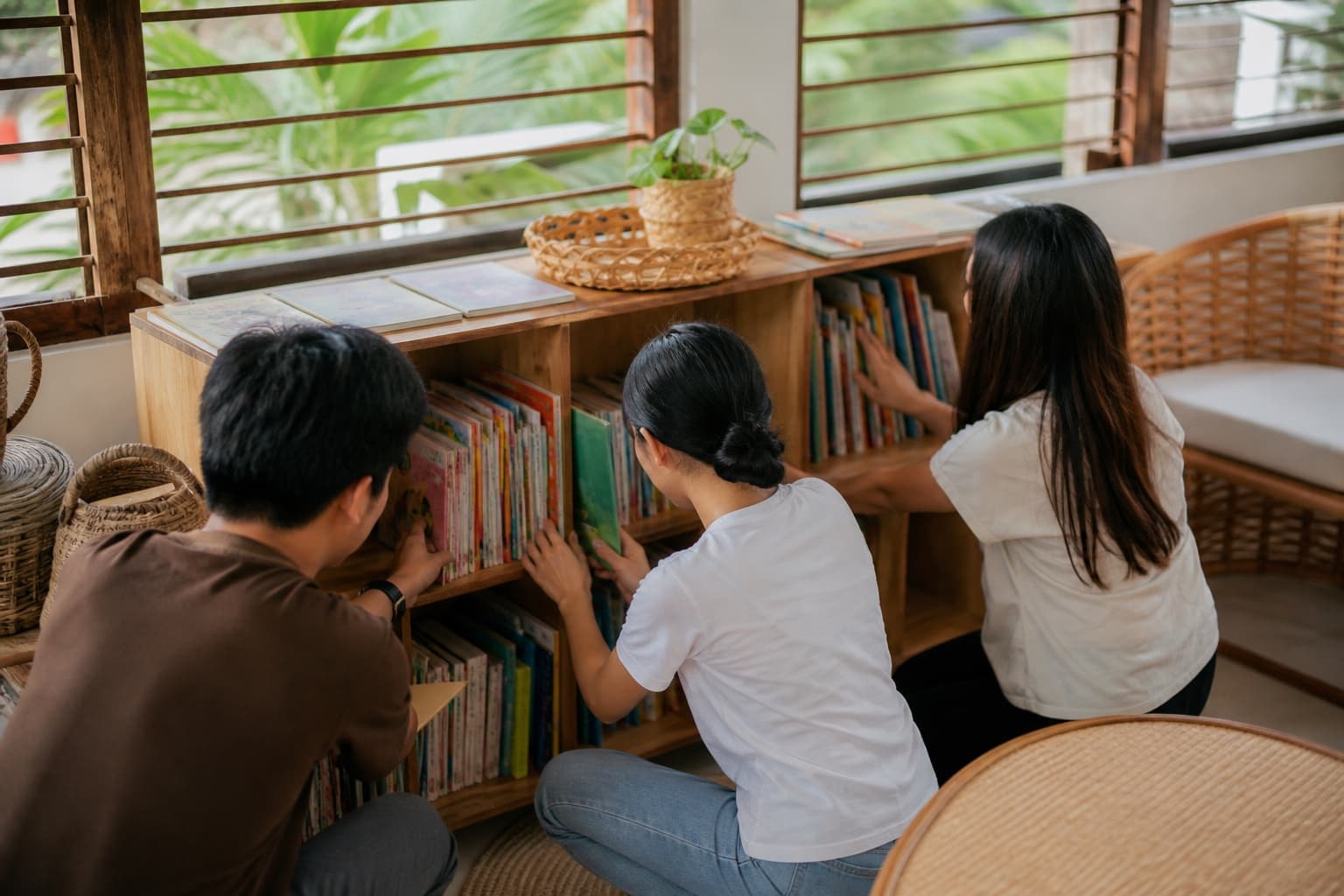 Reading corner setup